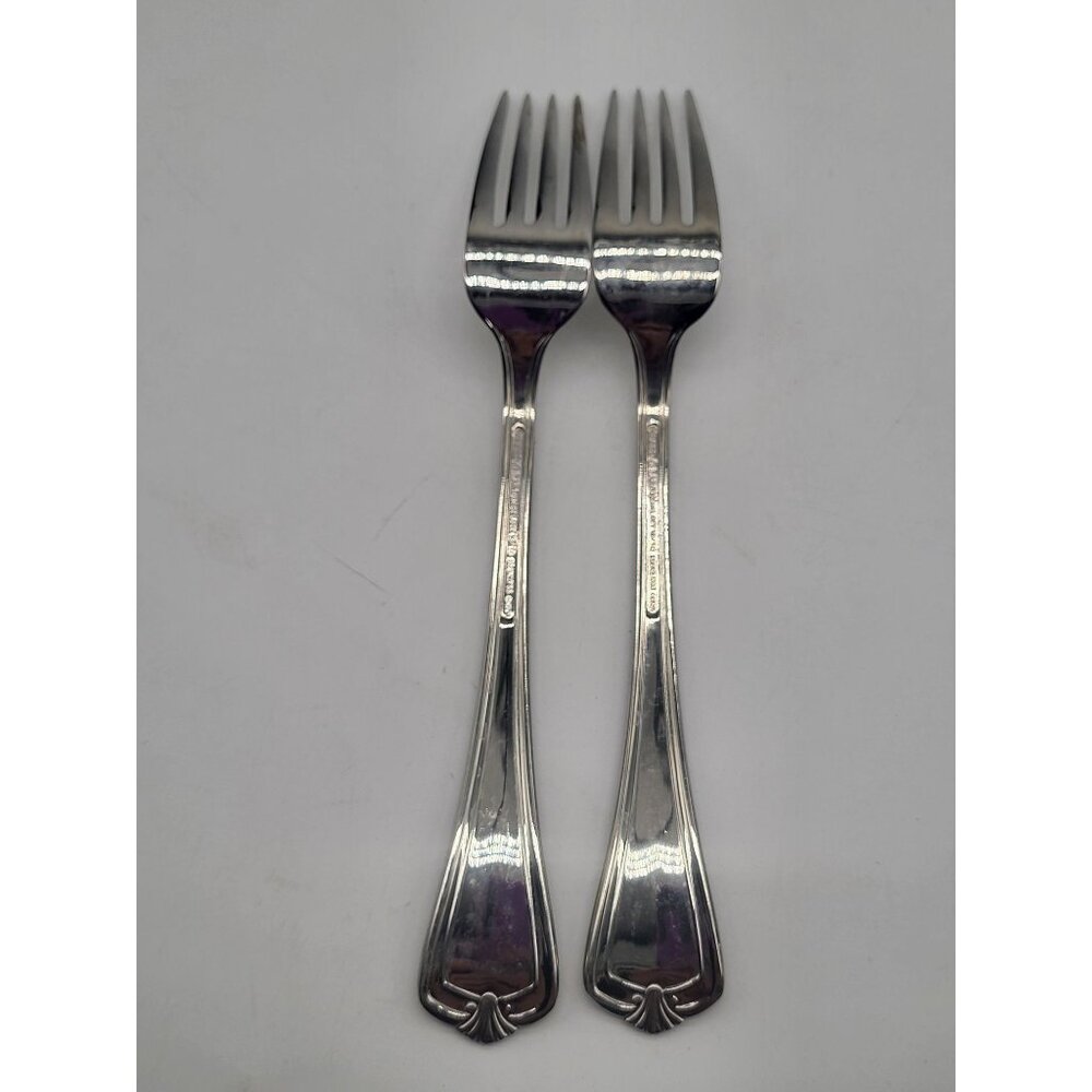 Reed & Barton Select HADLEY Stainless Steel 18/10 Set of 2 Dinner Forks - Picture 2 of 5